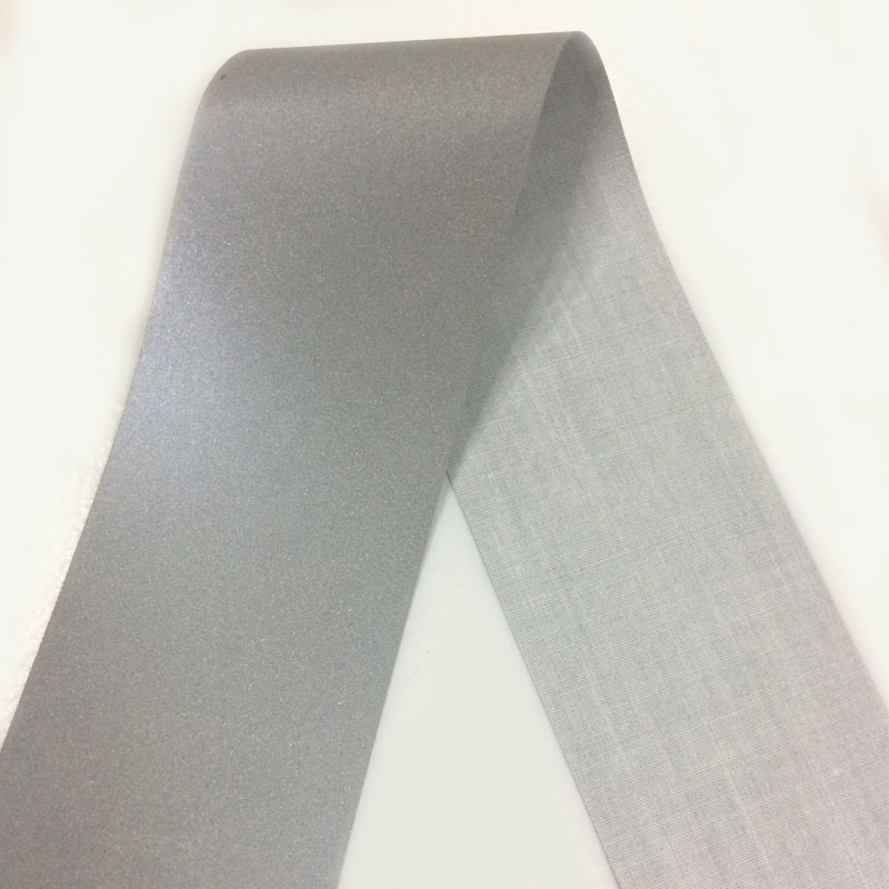 高耐水洗亮銀TC反光布