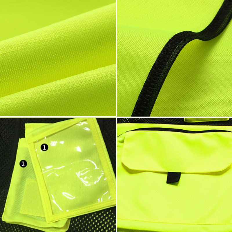 反光馬甲多口袋交通巡邏車用背心