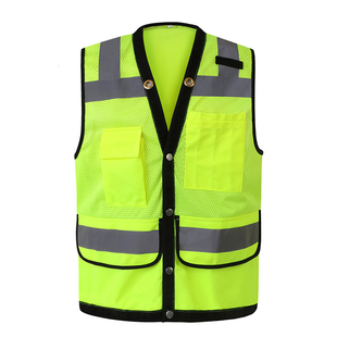 網布透氣反光背心馬甲多功能多口袋