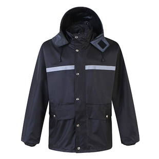 cnss反光雨衣雨褲套裝 分體休閑雨衣 時(shí)尚成人騎行雨衣