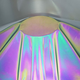 條彩七彩反光布 服裝箱包用反光面料