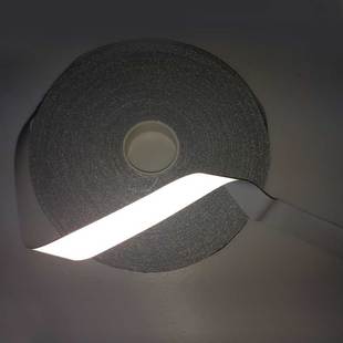 亮銀單面反光彈力包邊帶