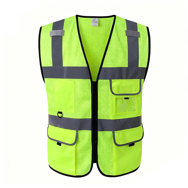 網布透氣反光背心施工交通安全熒光騎行馬甲
