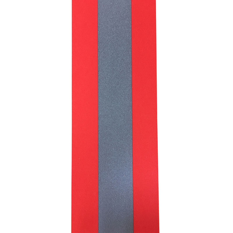 全棉熒光紅阻燃警示帶