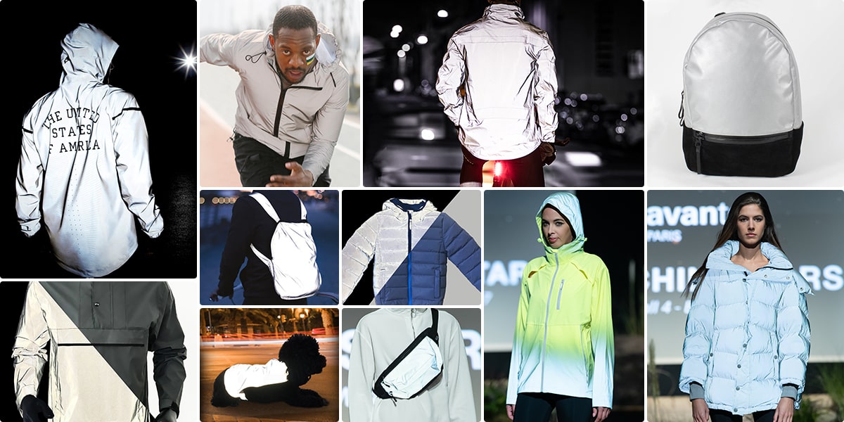 柔軟反光面料應用