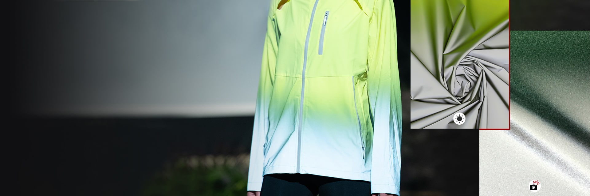 漸變反光面料彩色反光布