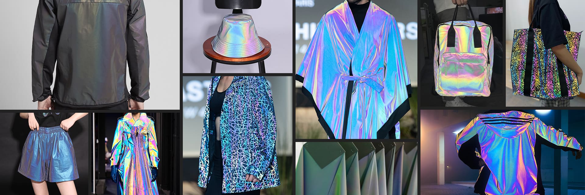 炫彩反光面料應用場景及領域